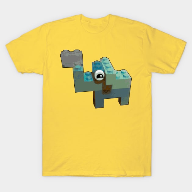 Brick Creations - Elephant T-Shirt by druscilla13